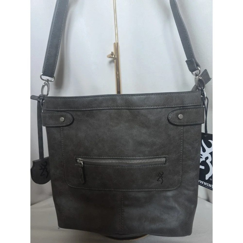 Browning Catrina CCW NWT charcoal grey crossbody purse